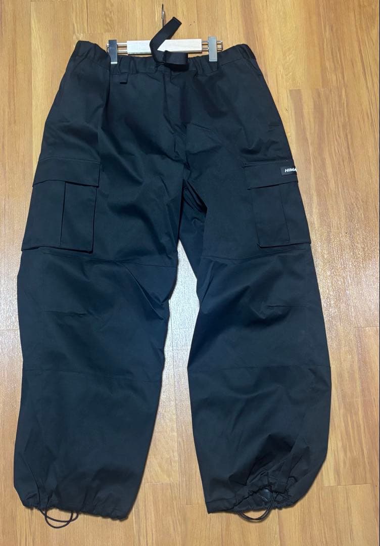 黒 カーゴパンツ スノボウェア HIMANI
