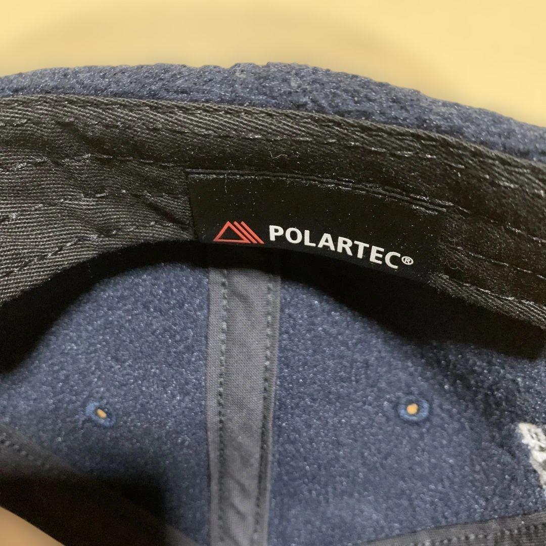 Supreme Polartec S Logo 6-Panel cap ネイビー