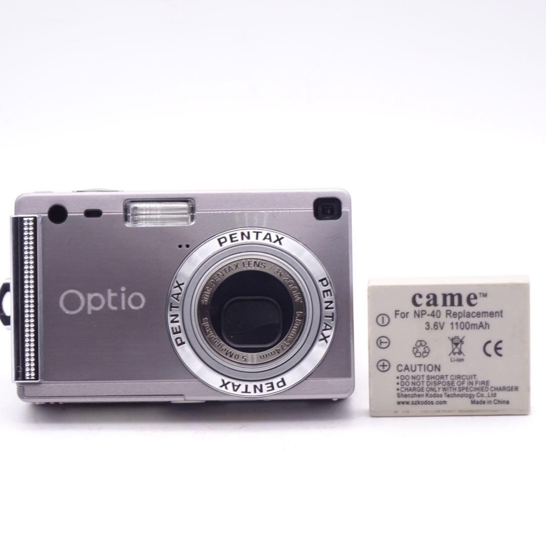 【完動美品】 PENTAX Optio S5i コンパクトデジタルカメラ