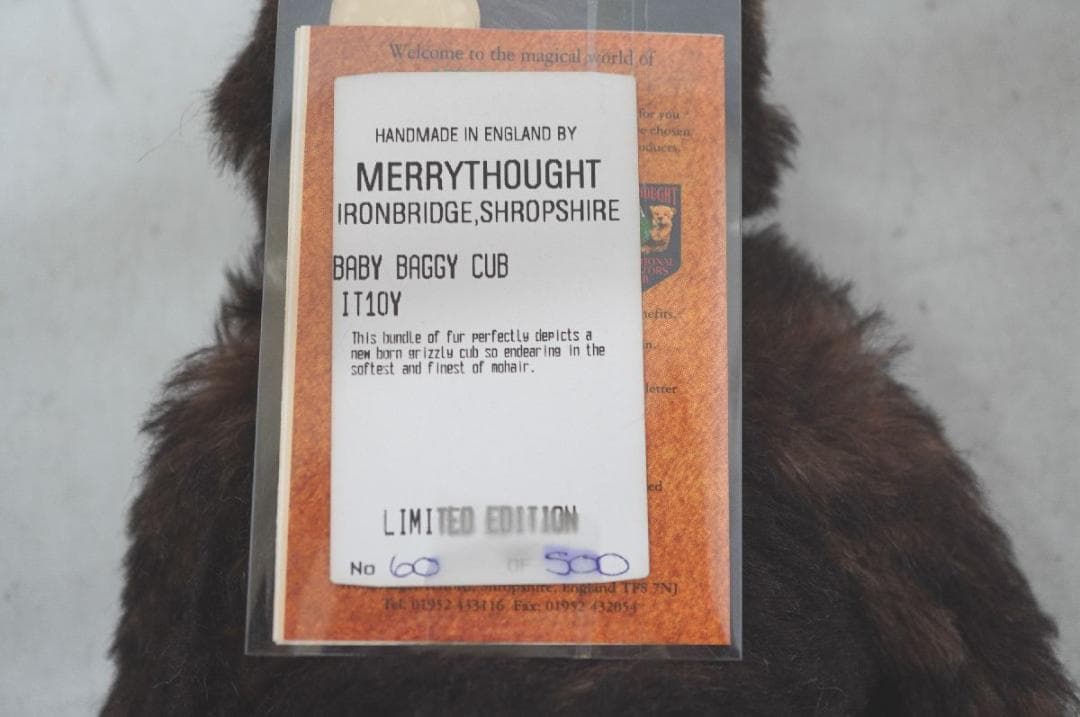 【M2512-15】メリーソート テディベア BABY BAGGY CUB