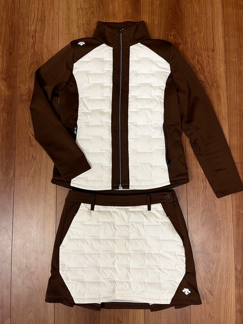 DESCENTE GOLF レディース ダウンジャケット スカート セットアップ