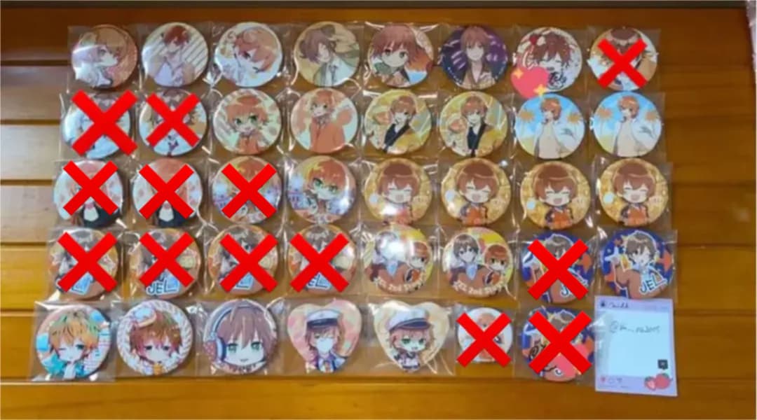 すとぷり ジェル 缶バッジ まとめ売り