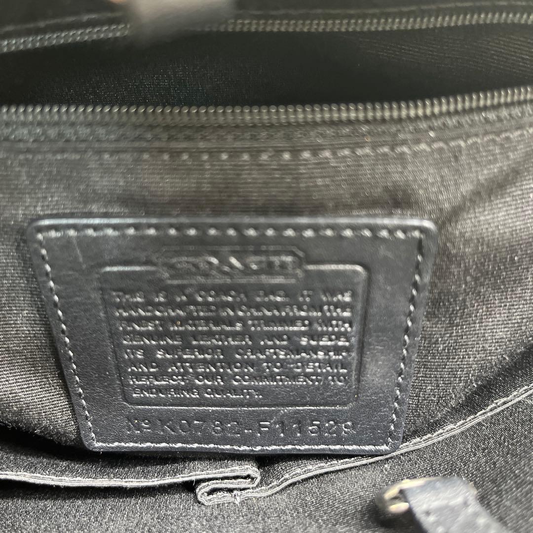 良品 COACH コーチ トートバッグ シグネチャー ブラウン 11529