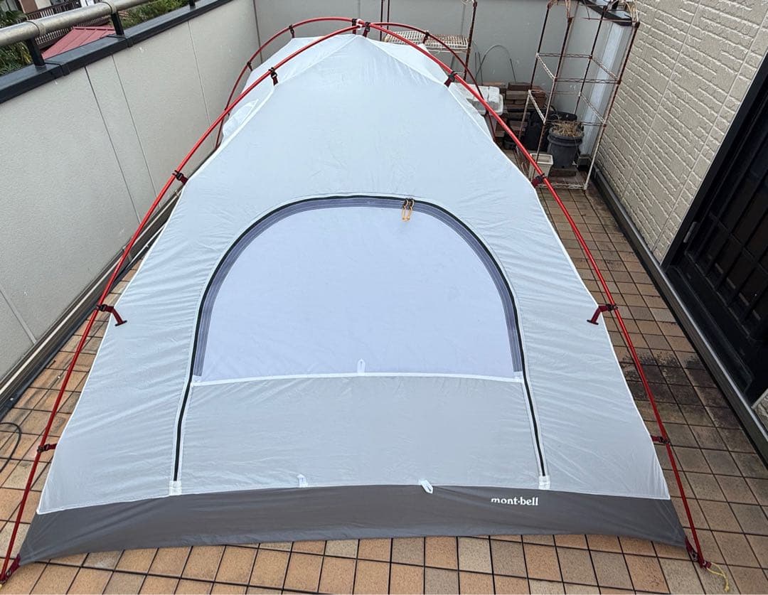 モンベルステラリッジ4テント、レインフライ、グランドシート