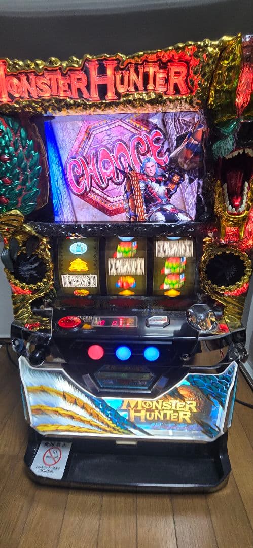 スロット　モンスターハンター 月下雷鳴　実機