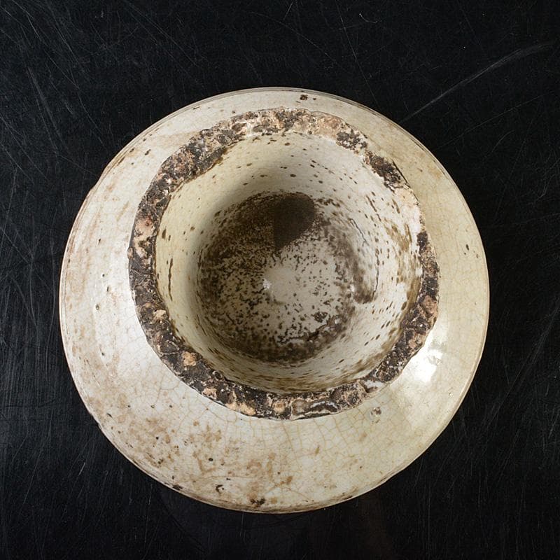 朝鮮美術　李朝　高麗白磁　祭器　C　R6024