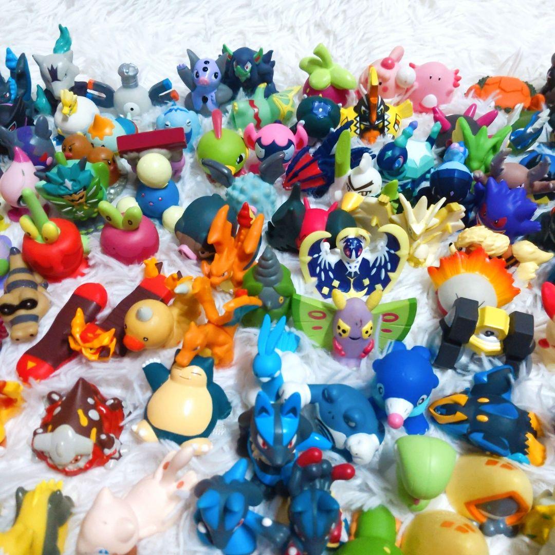 初期ポケモンキッズ まとめ売り ポケモン ソフビ クリア 当時物 217体