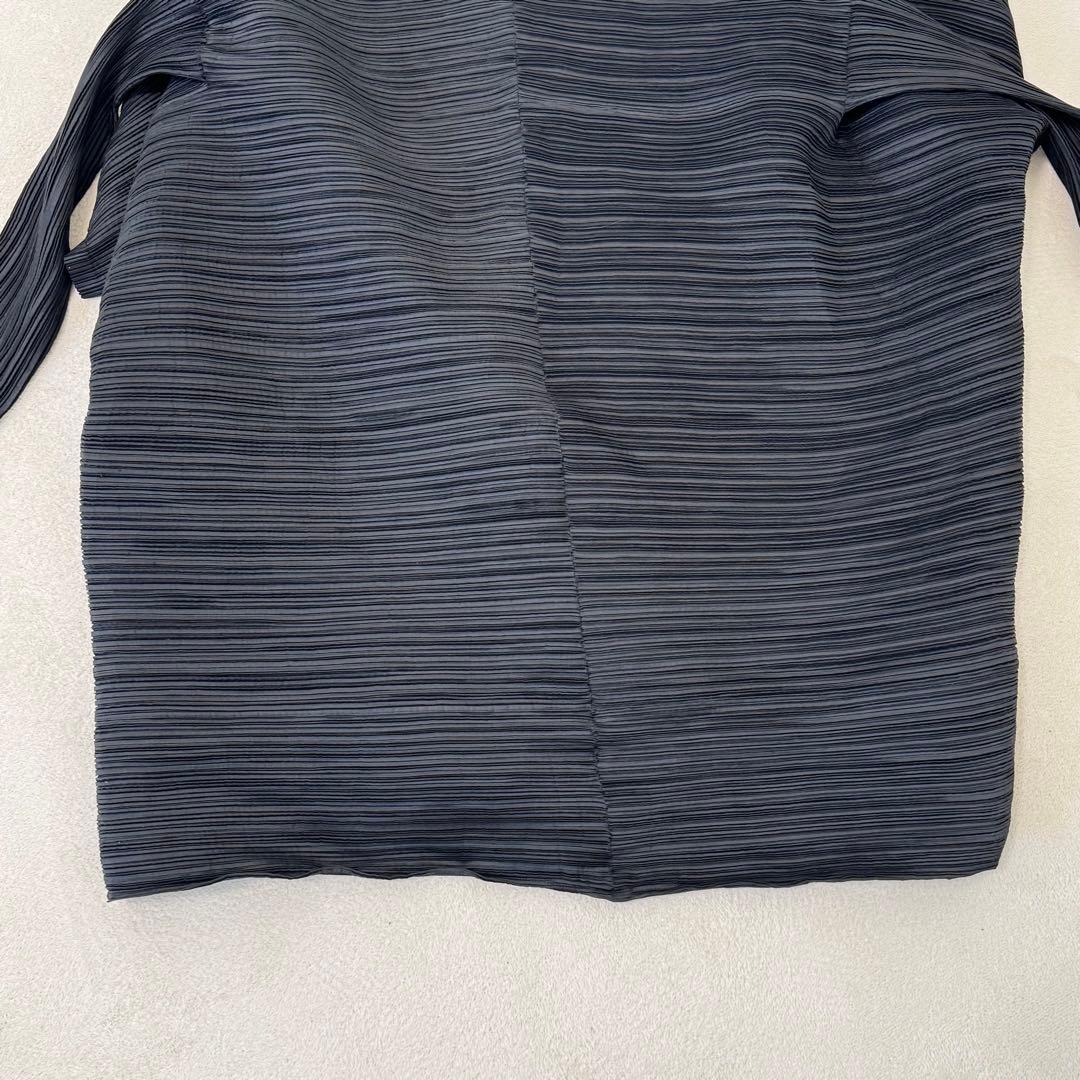 ISSEY MIYAKE 変形　ボレロ　ブラック　プリーツ　長袖　シルク