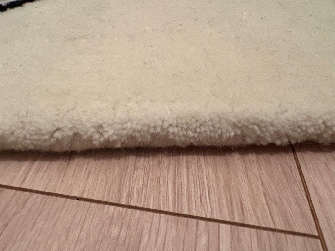 二オール ストライプ ウールラグ 170×240 cm 定価13万