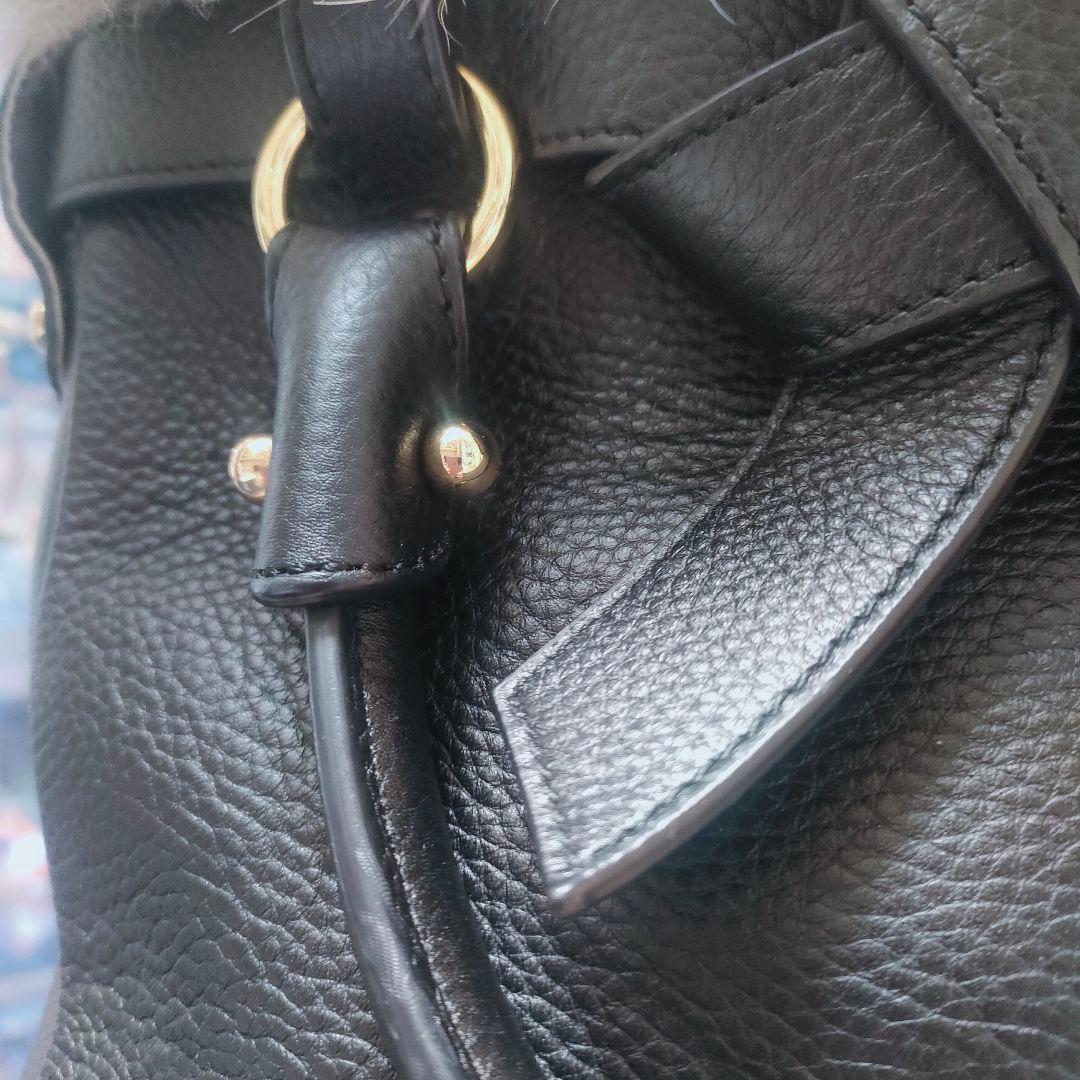 【新品未使用】トプカピ topikapiファー付バッグ ショルダーバッグ3WAY