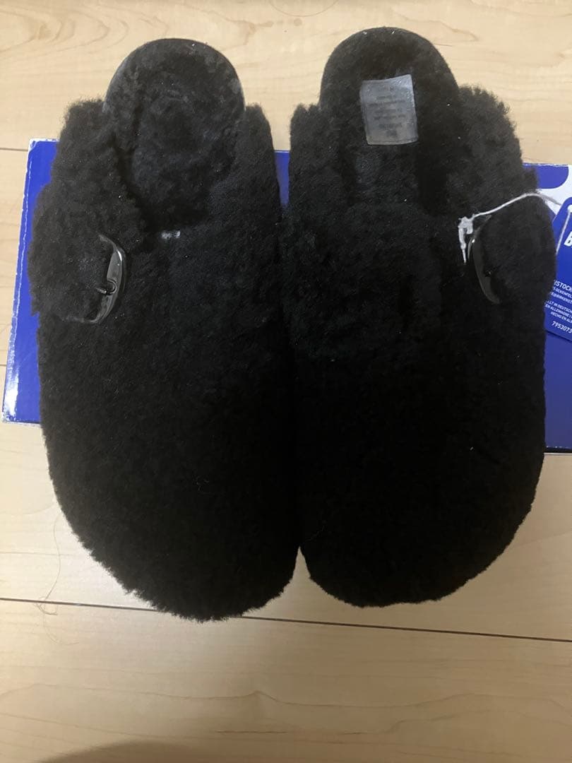 ビルケンシュトック BOSTON ファー　ボア　ボストン　テディーリベット 黒