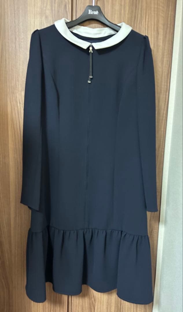 Rene ルネ　白襟ワンピース 38 ★1回着用