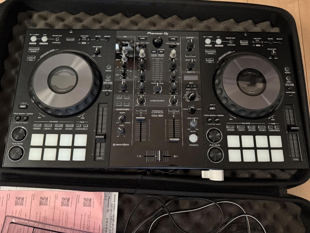 PioneerDJコントローラー DDJ-800 +Gator社製キャリーバッグ