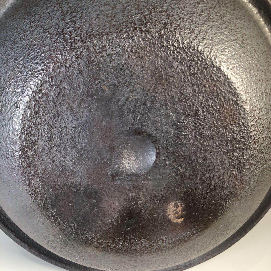 Ｍ４１７　茶釜　『釜師　佐藤清光造』『真形羽釜』　共箱　茶道具