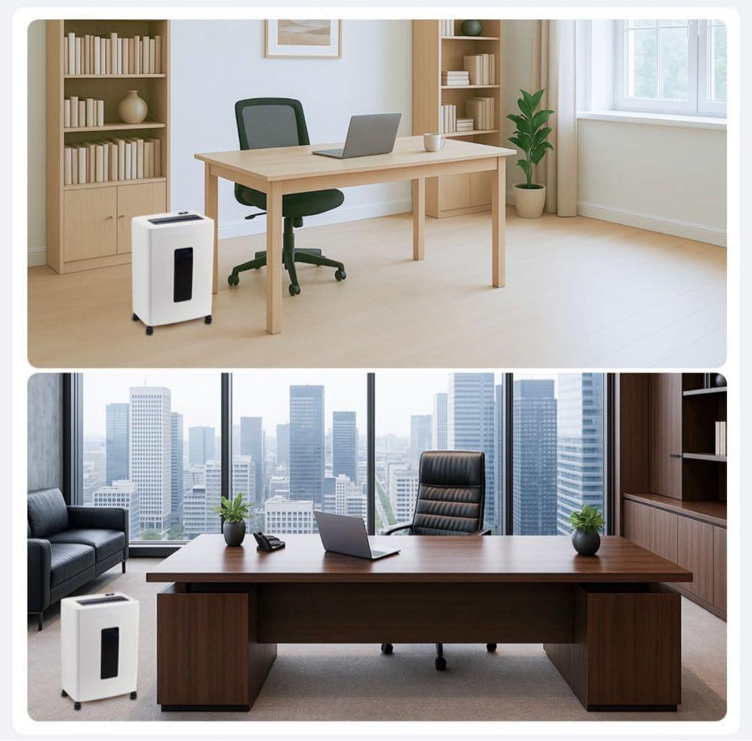 【新品】シュレッダー 電動 家庭用 静音　業務用　マイクロカット　18L大容量