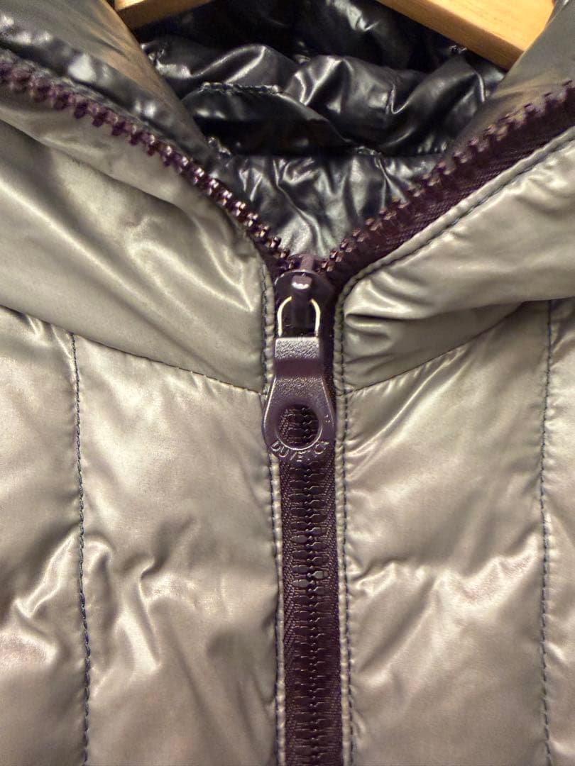 DUVETICA フード付きダウンジャケット グレー