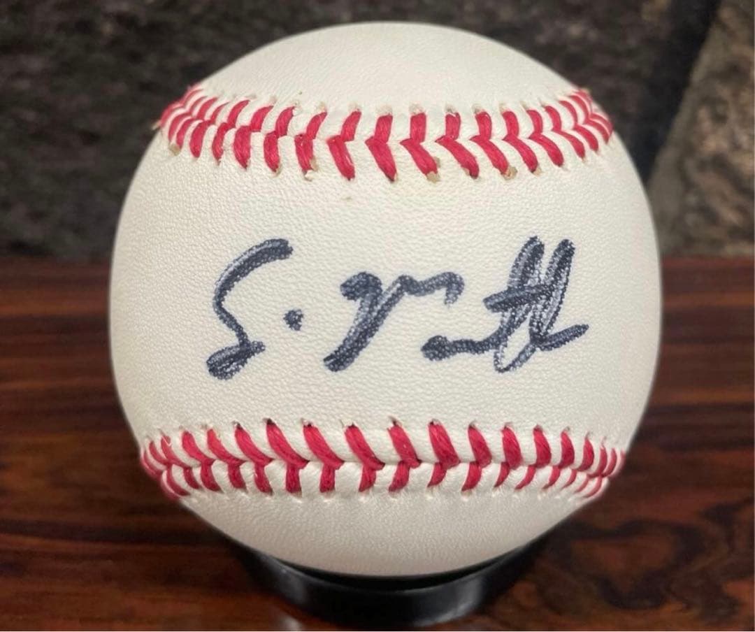 スコット・マシソン選手　投げ入れ直筆サインボール ジャイアンツ GIANTS