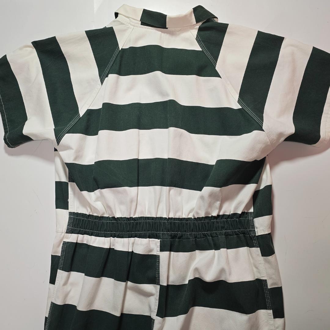 BOB BARKER 囚人服　プリズナーつなぎ　ボーダー　3XL メキシコ製