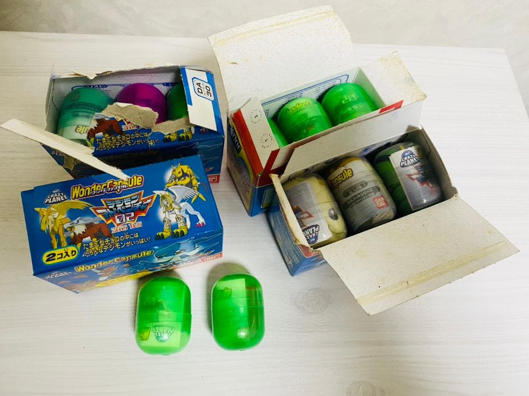 み*ち様 デジモンアドベンチャー　02 ワンダーカプセル 当時物 未開封品あり