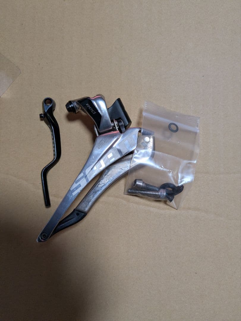 SRAM Red 22 11速×2フロントディレイラーチェーンキャッチャー付中古