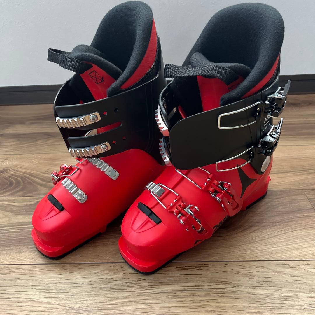 赤 スキー用ブーツ 24.0-24.5