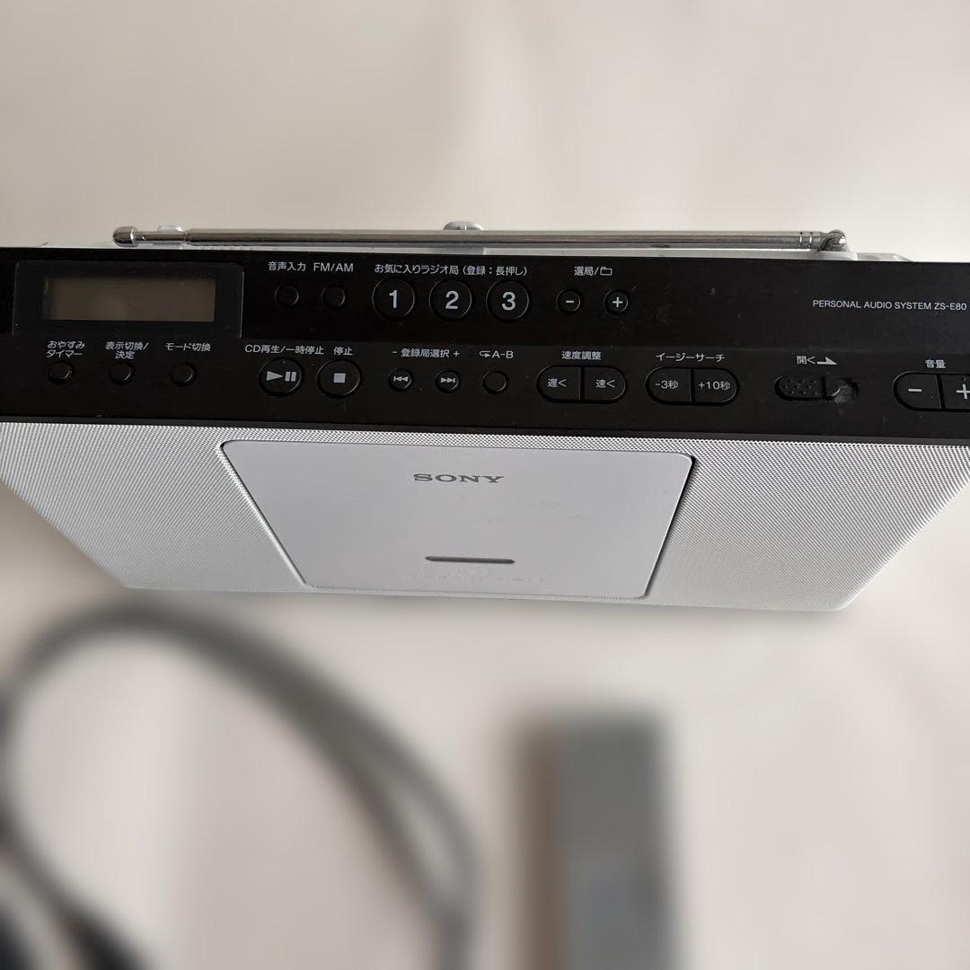 SONY★パーソナルオーディオシステム ZS-E80 CDラジオ外箱付き