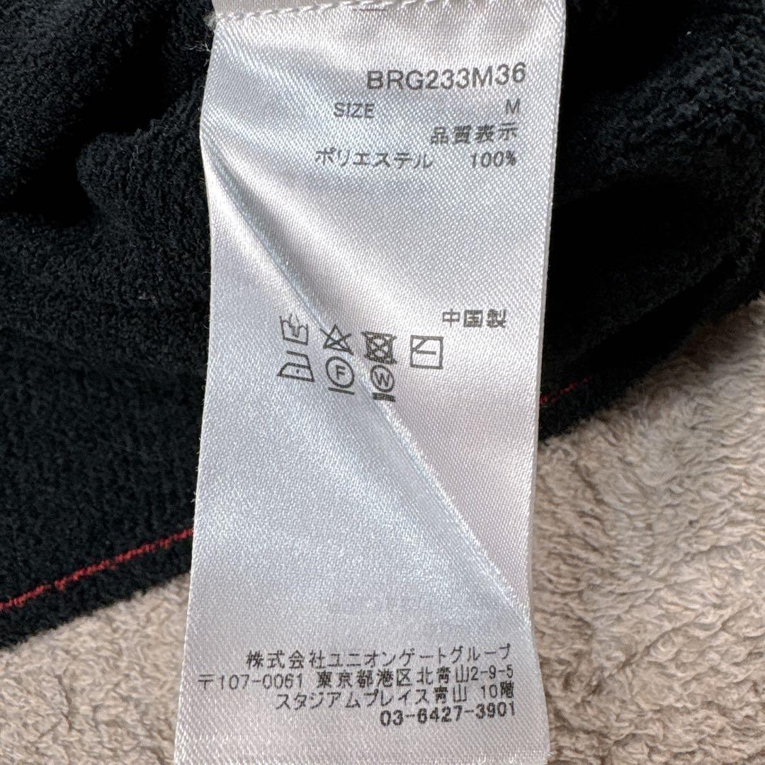 【美品】BRIEFING ブリーフィング ニット　タートル　ブラック　黒　M