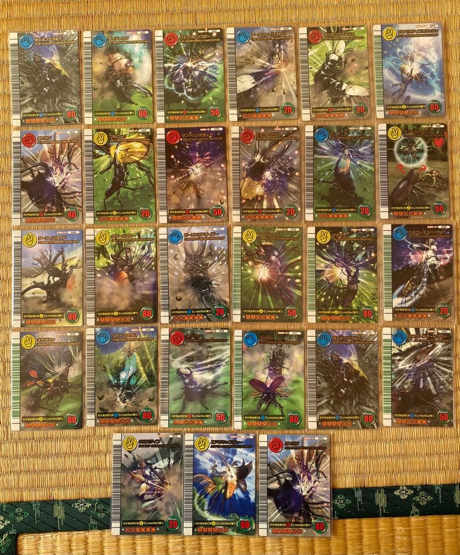 さ*う様 ムシキング ５周年 技コレクションカード まとめ売り