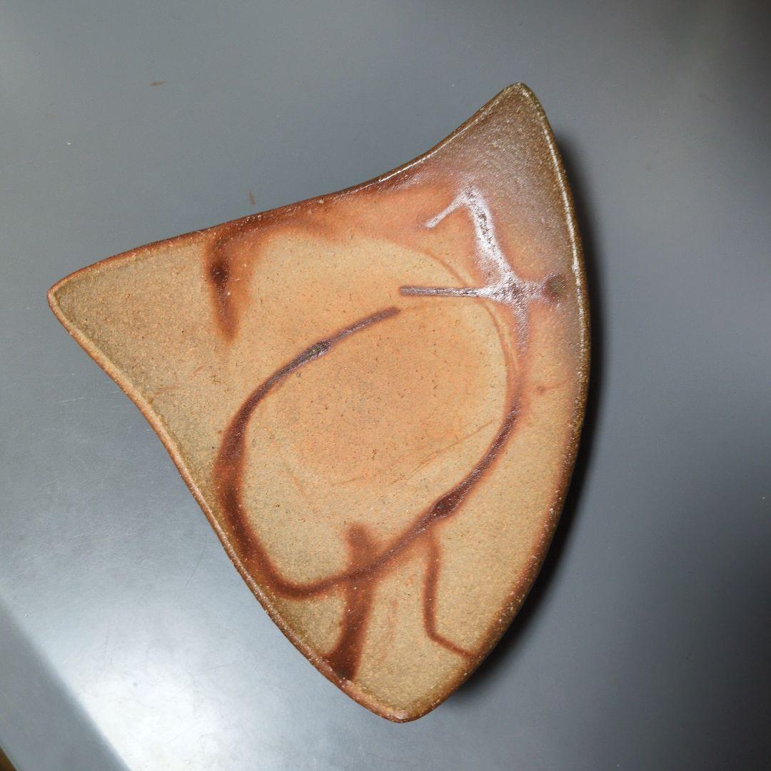 備前焼作家　山下譲治　緋襷の皿　5枚組