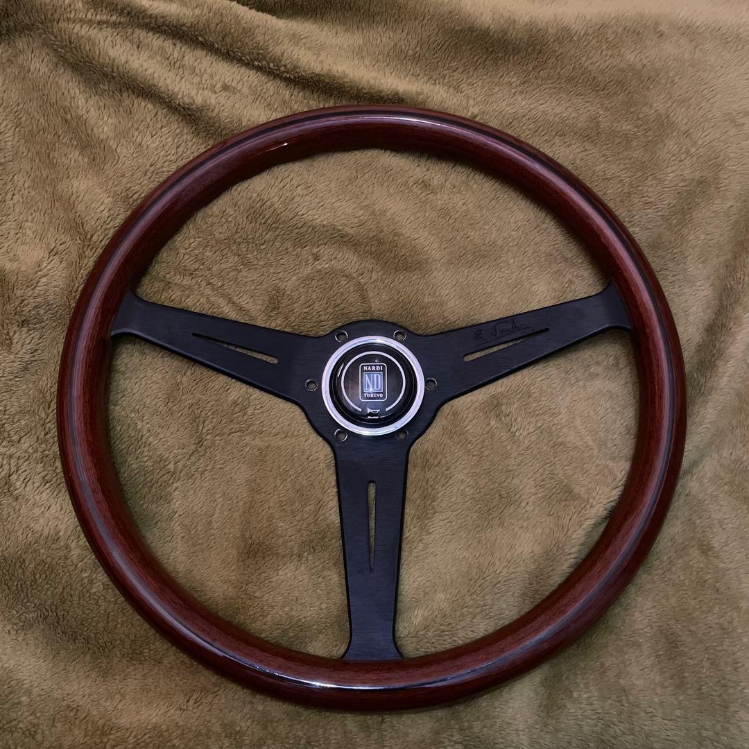 ナルディ　CLASSIC WOODウッド/ブラックスポーク（36φ）