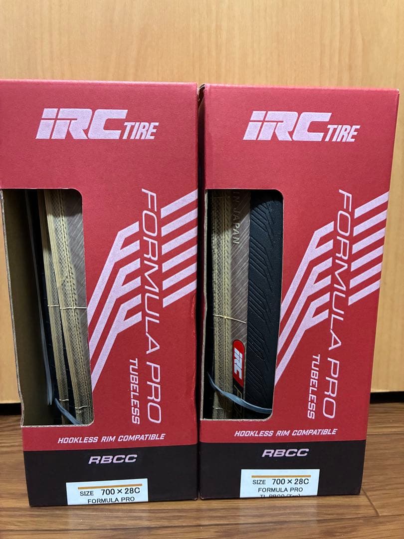 IRC フォーミュラプロ　チューブレス　28C