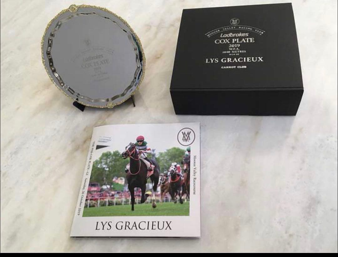 極レア品　出資者限定品　リスグラシュー　コックスプレート勝利記念