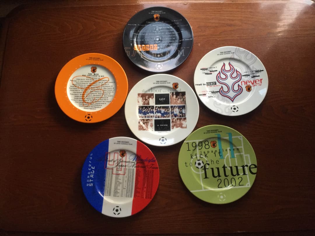 サッカー⭐︎ワールドカップ記念プレート  6枚
