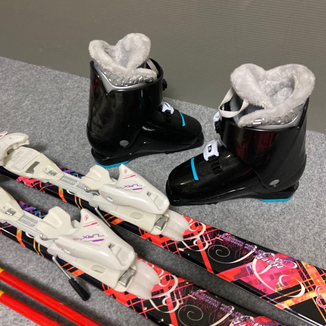 ★メンテナンス済 子供スキーセット　身長120~130cm前後のお子様向け