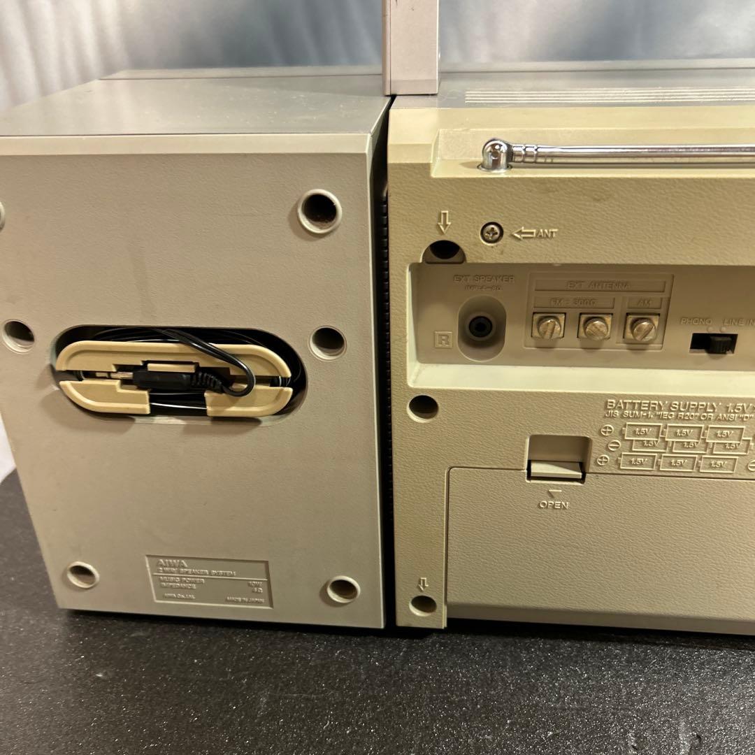 希少 AIWA アイワ CA-3 ラジカセ セパレート型　昭和レトロ
