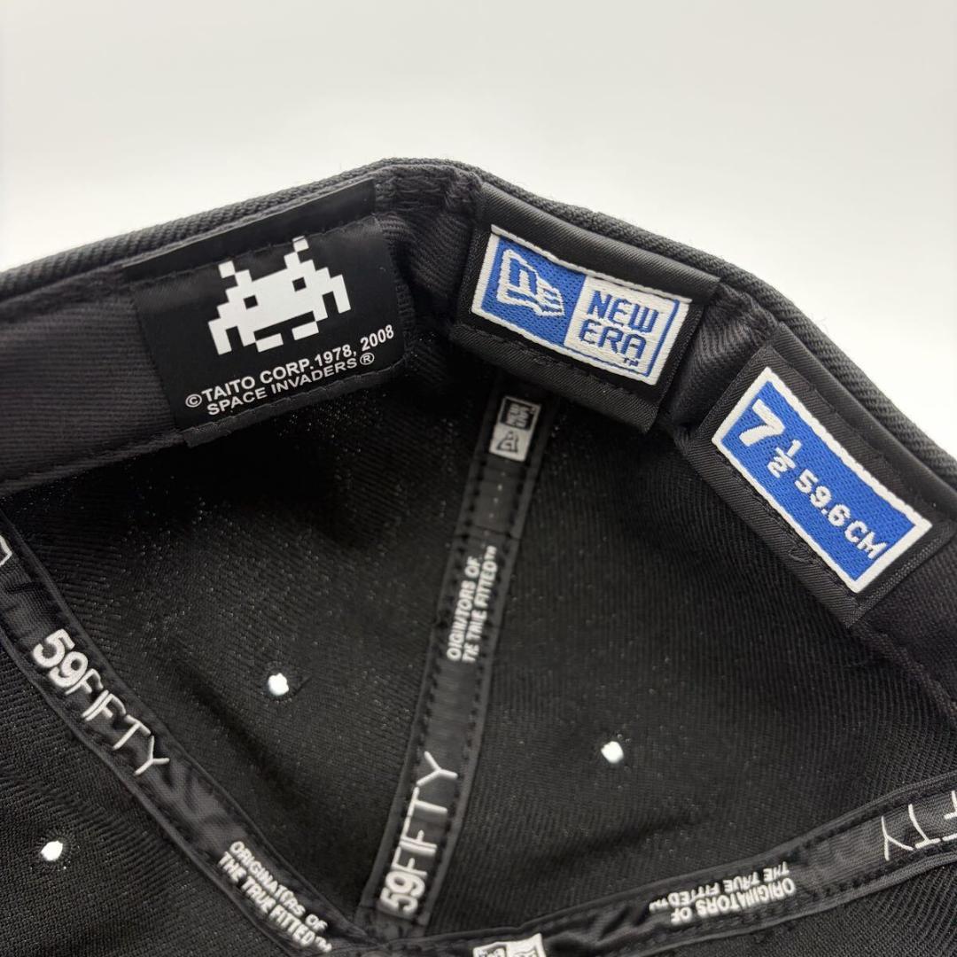 ニューエラ NEW ERA インベーダー 7 1/2 青タグ ブラック