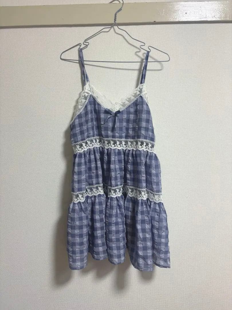 merry jenny checkフレアベビードール