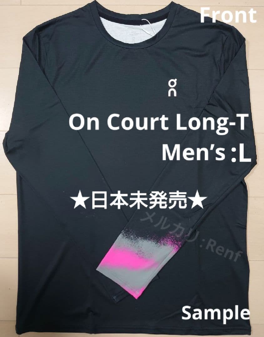 On Court Long-T テニス Men’s L Black 日本未発売