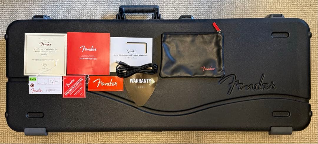 Fender USA Acoustasonic Jazzmaster 純正HC付