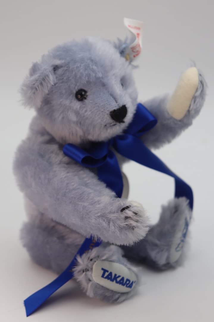 STEIFF-TAKARA シュタイフ-タカラ10周年記念タカラ 青いテディベア
