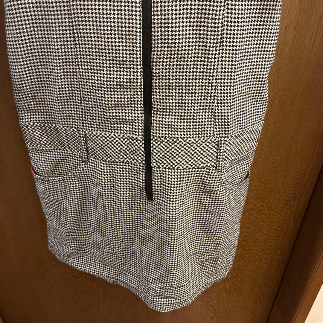 フィラ　Fila ゴルフ　ワンピース　チャック　ファスナー　千鳥柄　スポーツ　服