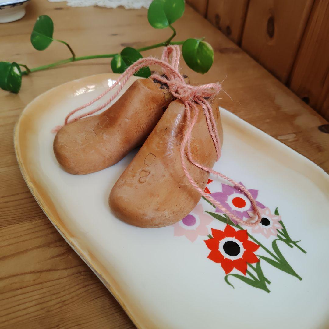 アンティーク　シューモールド　木の靴型