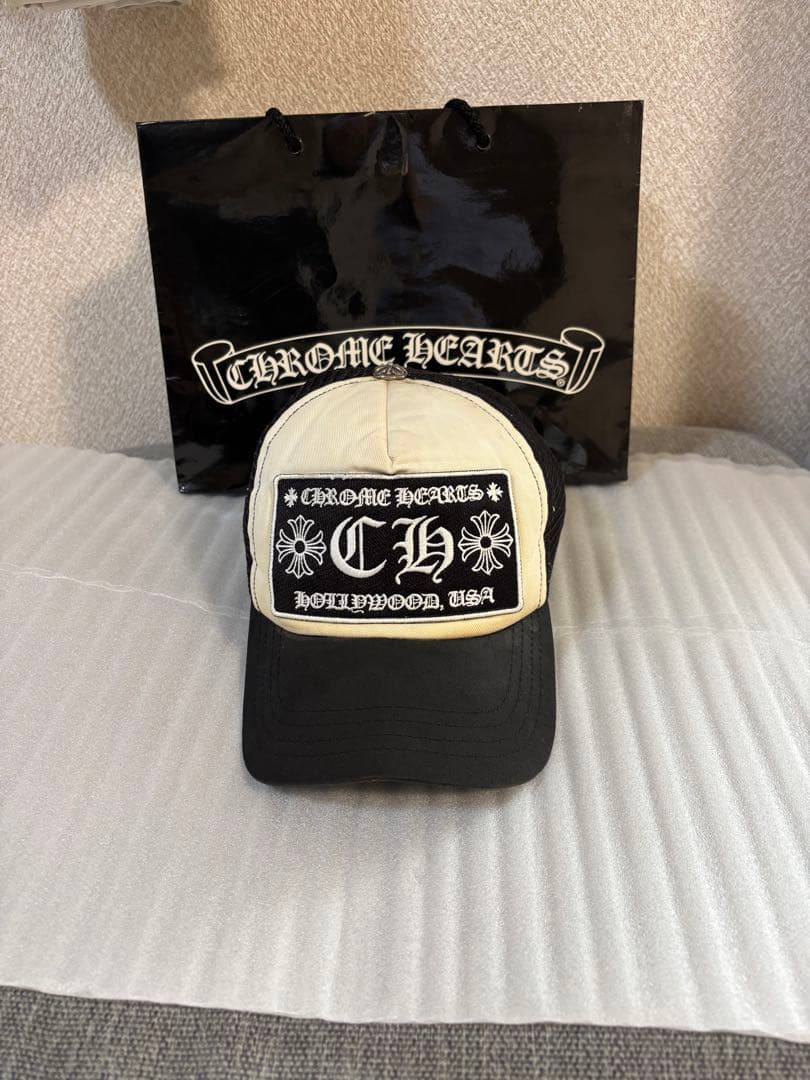 【確実正規品】クロムハーツキャップ　ジャパンタグ　ホワイト　中古品