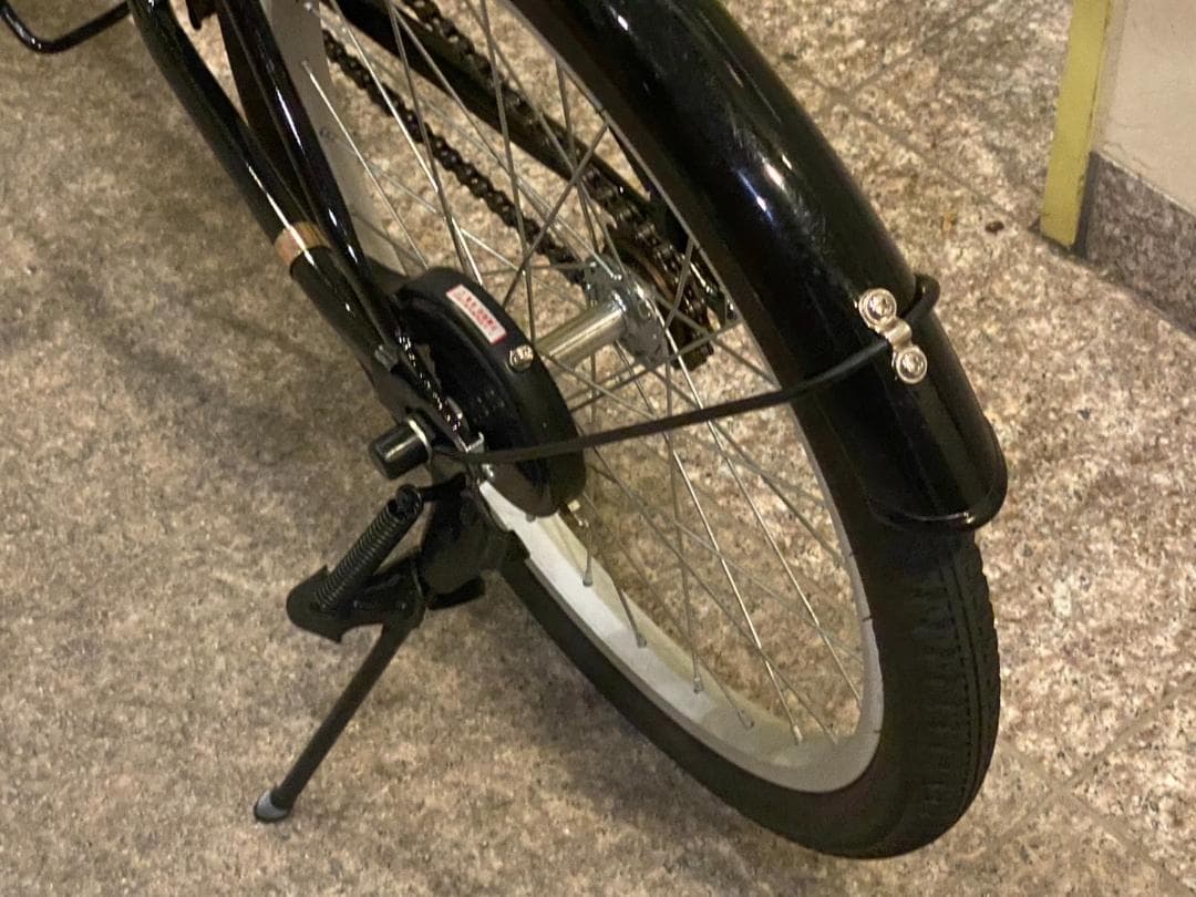 【船橋直接引渡のみ】　折りたたみ自転車 ブラック　20型　軽量　ミニベロ