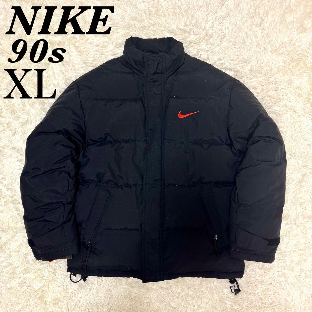 もりたろう様激レア 90S NIKEヌプシダウンジャケット 白タグ XL 黒