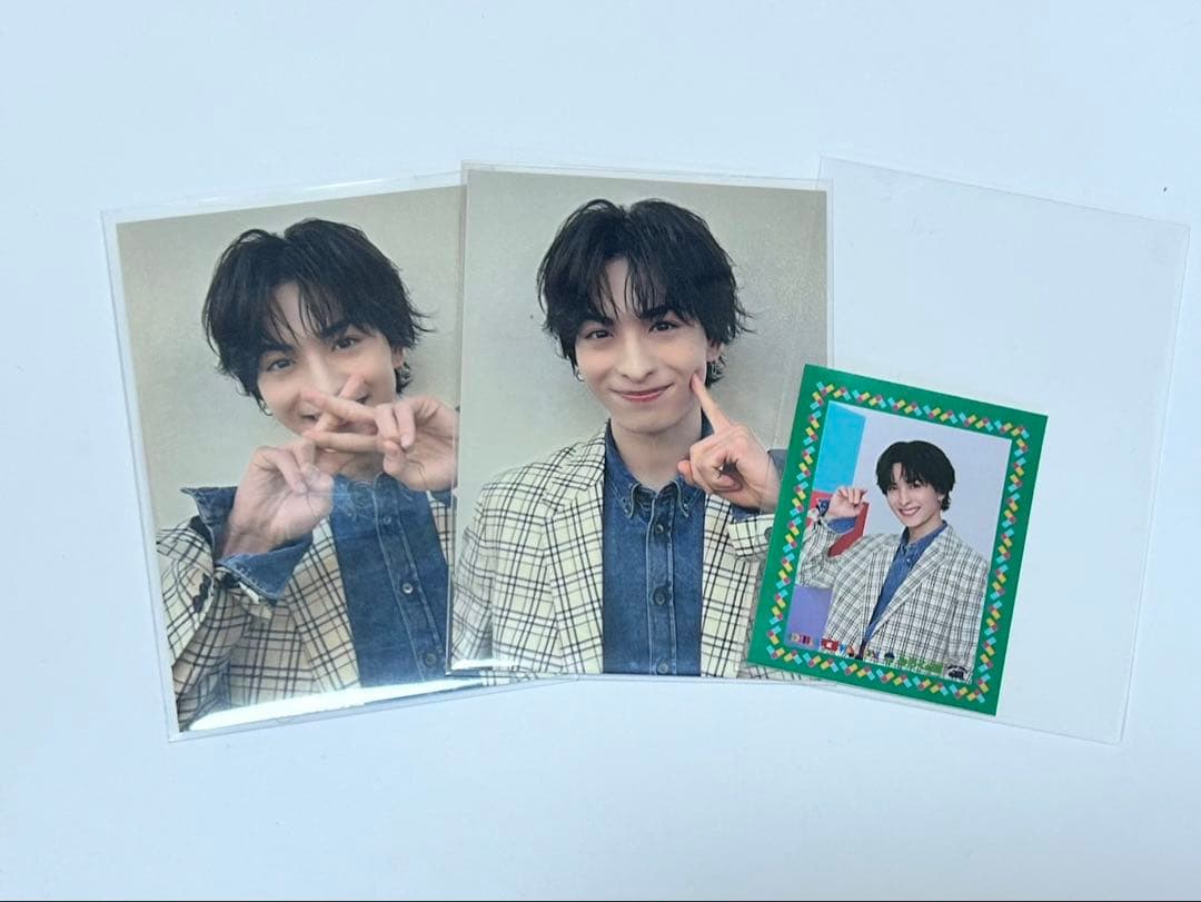 木村慧人　ビーハピ　トレカ　フォトカ　ステッカー