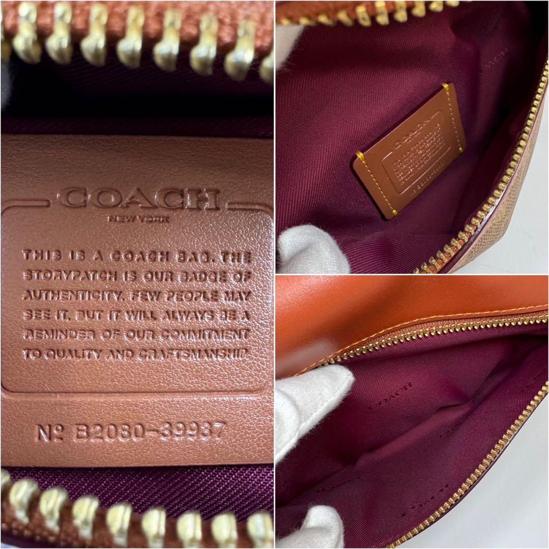 美品❤ COACH コーチ ボディバッグ ウエストバッグ ポーチ シグネチャー