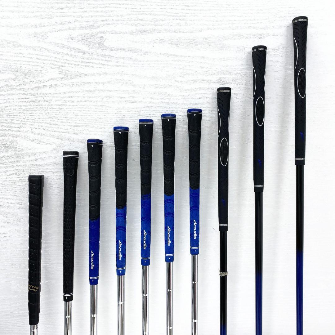 【左利き/レフティ】 ワールドイーグル ゴルフクラブ 初心者 セット 10本 S