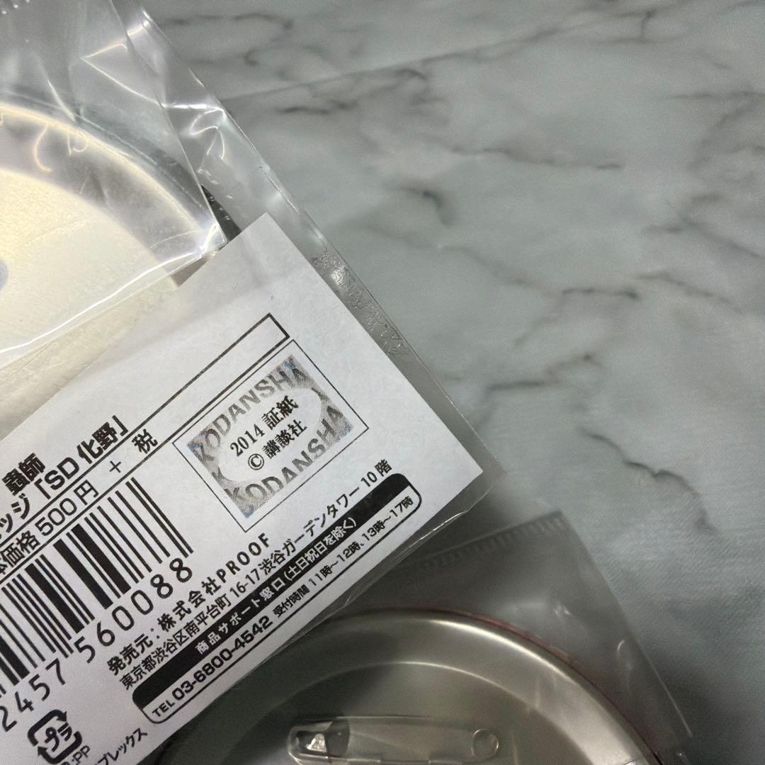 蟲師　缶バッジ　アニメガ　ギンコ 化野