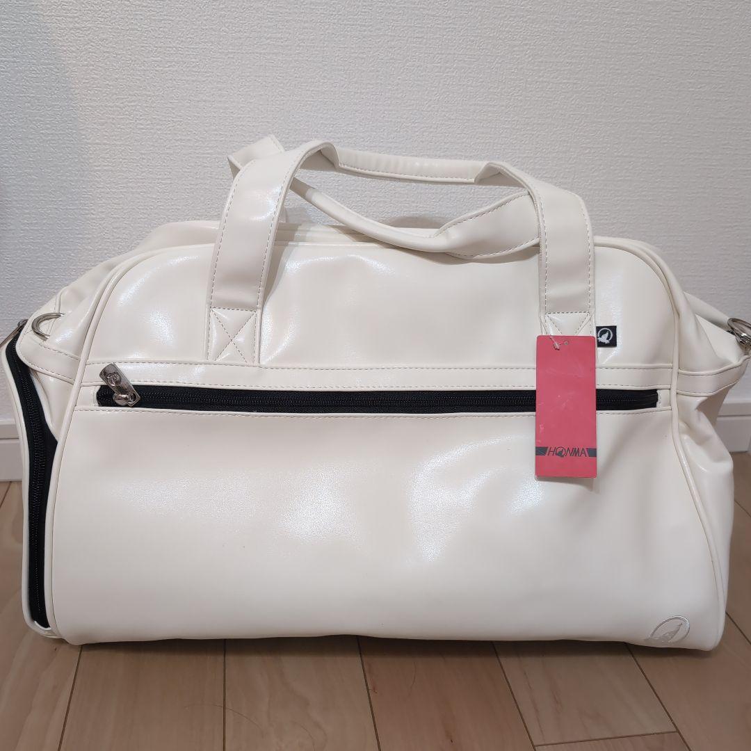 【新品】本間ゴルフ　ゴルフ用品 ボストンバッグ ホワイト　BB12532